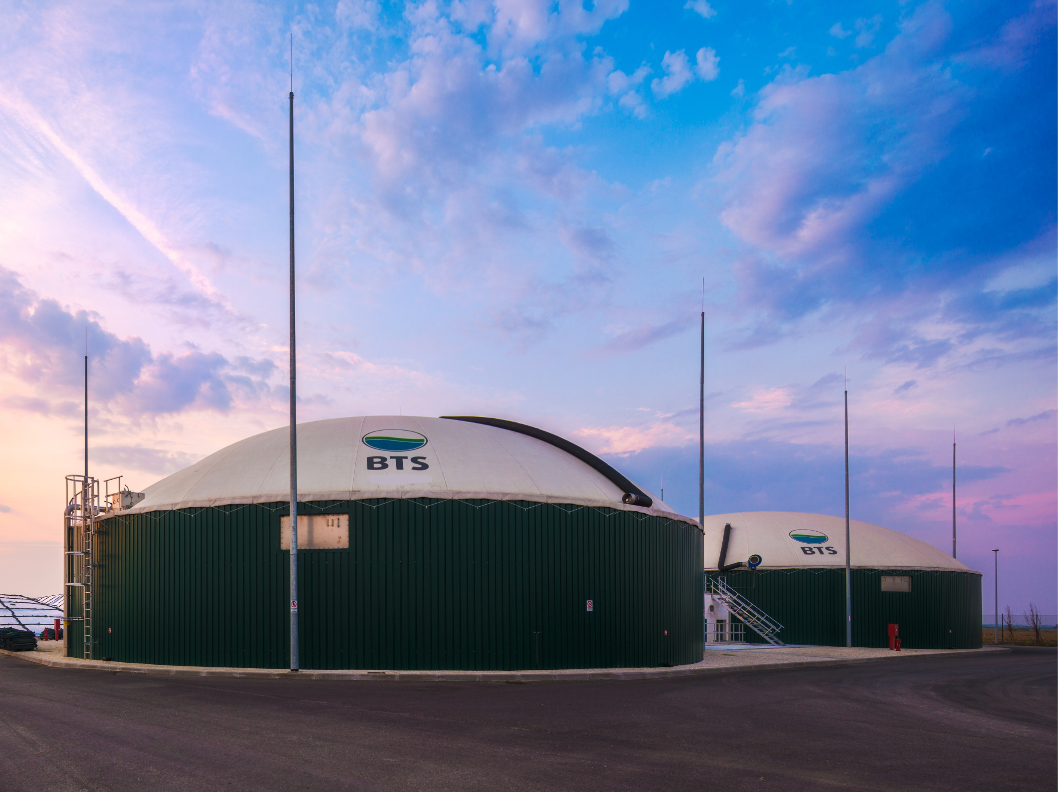 BTS Biogas Anaerobic Digestion Facility Italy